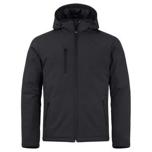 Clique Mens Padded Soft Shell Jacket / Black